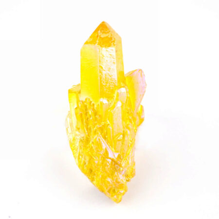 Aqua Angel Aura Bergkristall Stufe gelb aus Brasilien Edelsteine Heilsteine bei Wunderstein24