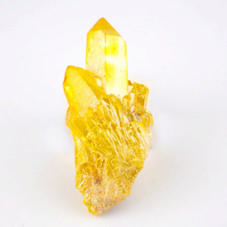 Aqua Angel Aura Bergkristall Stufe gelb aus Brasilien Edelsteine Heilsteine bei Wunderstein24
