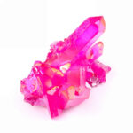 Aqua Angel Aura Bergkristall Stufe pink | rosa aus Brasilien Edelsteine Heilsteine bei Wunderstein24
