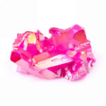 Aqua Angel Aura Bergkristall Stufe pink | rosa aus Brasilien Edelsteine Heilsteine bei Wunderstein24