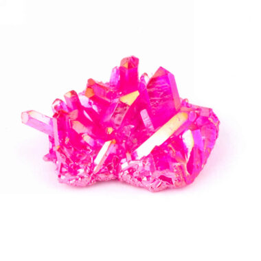 Aqua Angel Aura Bergkristall Stufe pink | rosa aus Brasilien Edelsteine Heilsteine bei Wunderstein24