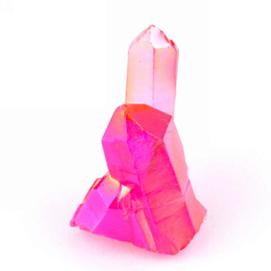 Aqua Angel Aura Bergkristall Stufe pink | rosa aus Brasilien Edelsteine Heilsteine bei Wunderstein24
