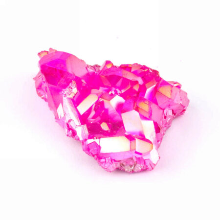 Aqua Angel Aura Bergkristall Stufe pink | rosa aus Brasilien Edelsteine Heilsteine bei Wunderstein24