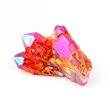 Aqua Angel Aura Bergkristall Stufe rot aus Brasilien Edelsteine Heilsteine bei Wunderstein24