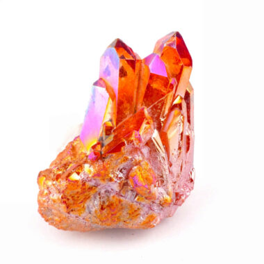 Aqua Angel Aura Bergkristall Stufe rot aus Brasilien Edelsteine Heilsteine bei Wunderstein24