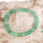 Aventurin grün Kinder Ø 6,5 mm Herz Perlen Edelstein Armband flexibel und dehnbar Edelsteine Heilsteine bei Wunderstein24