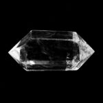 Bergkristall Doppelender Länge 64 mm glasklar aus Brasilien Edelsteine Heilsteine bei Wunderstein24