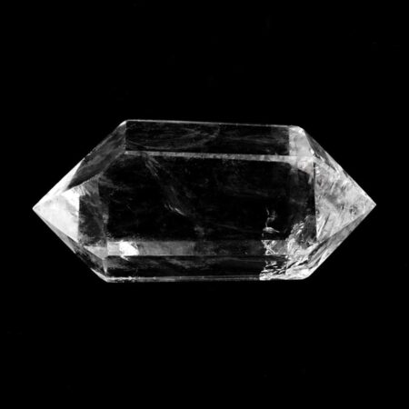 Bergkristall Doppelender Länge 64 mm glasklar aus Brasilien Edelsteine Heilsteine bei Wunderstein24
