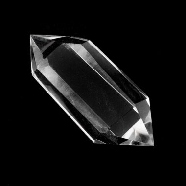 Bergkristall Doppelender Länge 65 mm glasklar aus Brasilien Edelsteine Heilsteine bei Wunderstein24