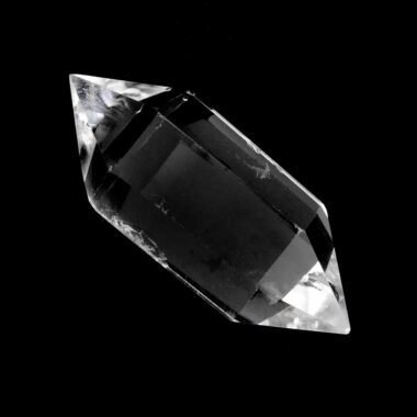 Bergkristall Doppelender Länge 63 mm glasklar aus Brasilien Edelsteine Heilsteine bei Wunderstein24
