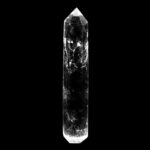 große Bergkristall Spitze Höhe 102 mm transparent und glasklar aus Brasilien Edelsteine Heilsteine bei Wunderstein24