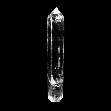große Bergkristall Spitze Höhe 103 mm transparent und glasklar aus Brasilien Edelsteine Heilsteine bei Wunderstein24