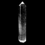 große Bergkristall Spitze Höhe 107 mm transparent und glasklar aus Brasilien Edelsteine Heilsteine bei Wunderstein24