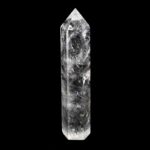 große Bergkristall Spitze Höhe 119 mm transparent und glasklar aus Brasilien Edelsteine Heilsteine bei Wunderstein24