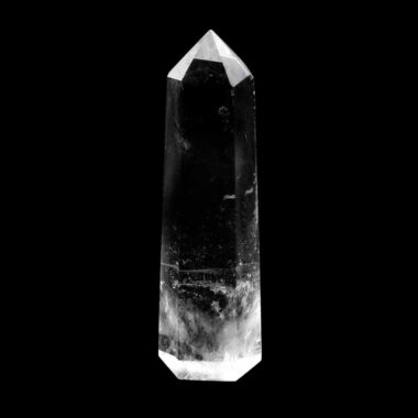 Bergkristall Spitze Höhe 80 mm transparent und glasklar aus Brasilien Edelsteine Heilsteine bei Wunderstein24