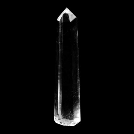 Bergkristall Spitze Höhe 82 mm transparent und glasklar aus Brasilien Edelsteine Heilsteine bei Wunderstein24