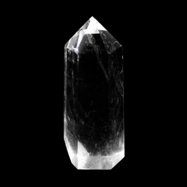 Bergkristall Spitze Höhe 65 mm transparent und glasklar aus Brasilien Edelsteine Heilsteine bei Wunderstein24