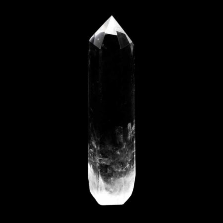 Bergkristall Spitze Höhe 78 mm transparent und glasklar aus Brasilien Edelsteine Heilsteine bei Wunderstein24