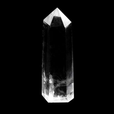 Bergkristall Spitze Höhe 73 mm transparent und glasklar aus Brasilien Edelsteine Heilsteine bei Wunderstein24