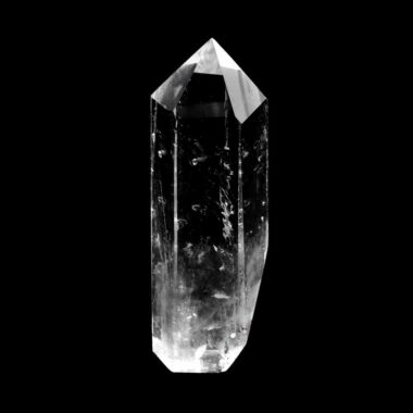 Bergkristall Spitze Höhe 69 mm transparent und glasklar aus Brasilien Edelsteine Heilsteine bei Wunderstein24