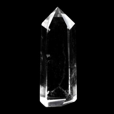Bergkristall Spitze Höhe 78 mm transparent und glasklar aus Brasilien Edelsteine Heilsteine bei Wunderstein24
