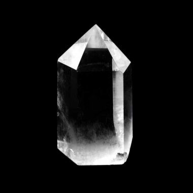 Bergkristall Spitze Höhe 56 mm transparent und glasklar aus Brasilien Edelsteine Heilsteine bei Wunderstein24