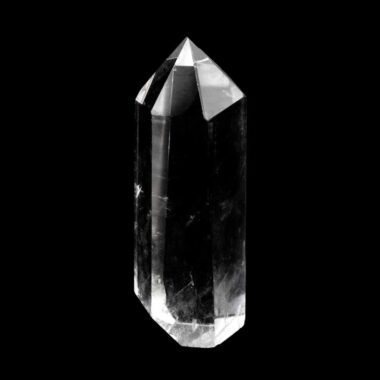 Bergkristall Spitze Höhe 65 mm transparent und glasklar aus Brasilien Edelsteine Heilsteine bei Wunderstein24