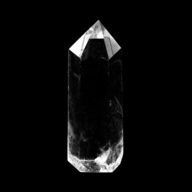 Bergkristall Spitze Höhe 61 mm transparent und glasklar aus Brasilien Edelsteine Heilsteine bei Wunderstein24