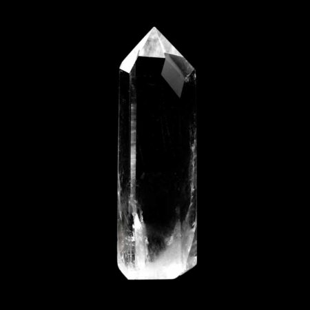 Bergkristall Spitze Höhe 74 mm transparent und glasklar aus Brasilien Edelsteine Heilsteine bei Wunderstein24