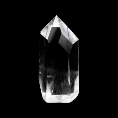 Bergkristall Spitze Höhe 56 mm transparent und glasklar aus Brasilien Edelsteine Heilsteine bei Wunderstein24