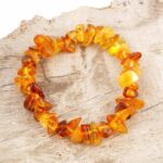 Bernstein Kinder Edelstein Armband flexibel und dehnbar Edelsteine Heilsteine bei Wunderstein24