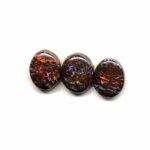 Boulder Opal Australien 9 x 7 x 2,2 mm Cabochon oval in bester Qualität Edelsteine Heilsteine bei Wunderstein24