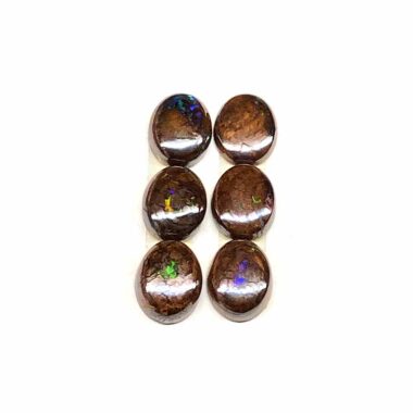 Boulder Opal Australien 9 x 7 x 3 mm Cabochon oval in bester Qualität Edelsteine Heilsteine bei Wunderstein24