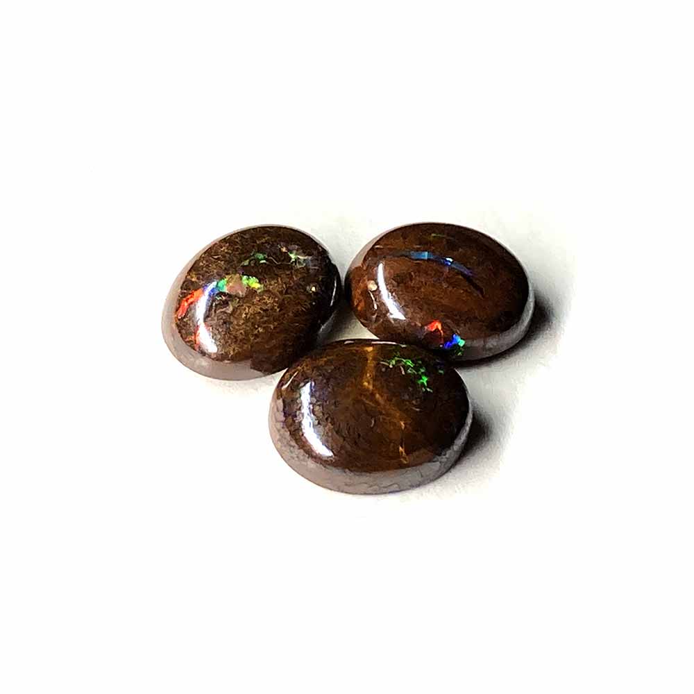 Boulder Opal Australien 10 x 8 x 3,2 mm Cabochon oval in bester Qualität Edelsteine Heilsteine bei Wunderstein24 Boulder Opal Australien 10 x 8 x 3,2 mm Cabochon oval in bester Qualität Edelsteine Heilsteine bei Wunderstein24