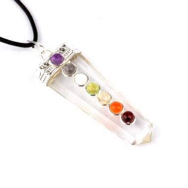 Chakra Bergkristall Anhänger Spitze mit silberner Kappe & Öse Edelsteine Heilsteine bei Wunderstein24 Chakra Bergkristall Anhänger Spitze mit silberner Kappe & Öse Edelsteine Heilsteine bei Wunderstein24