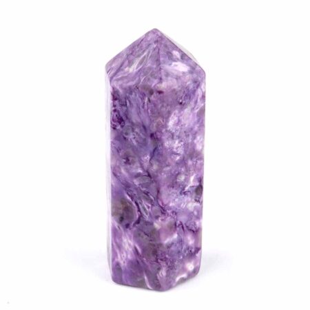 große Charoit Spitze Höhe 74 mm in bester Qualität und Farbe Edelsteine Heilsteine bei Wunderstein24