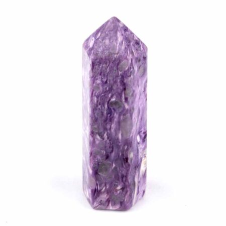 große Charoit Spitze Höhe 74 mm in bester Qualität und Farbe Edelsteine Heilsteine bei Wunderstein24