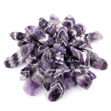Chevron Amethyst Rohsteine Ø ca. 40 – 60 mm aus Namibia in bester Qualität Edelsteine Heilsteine bei Wunderstein24