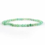 Olivin | Peridot Ø 3,5 mm Kugel | Perlen Armband flexibel und dehnbar Edelsteine Heilsteine bei Wunderstein24