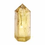 Citrin Natur Spitze Höhe 52 mm transparent aus Brasilien in bester Farbe Edelsteine Heilsteine bei Wunderstein24