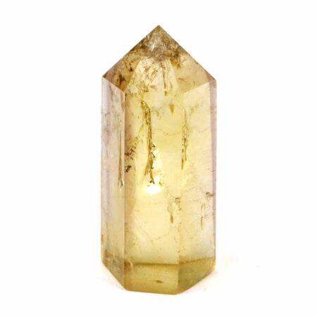 Citrin Natur Spitze Höhe 48 mm transparent aus Brasilien in bester Farbe Edelsteine Heilsteine bei Wunderstein24