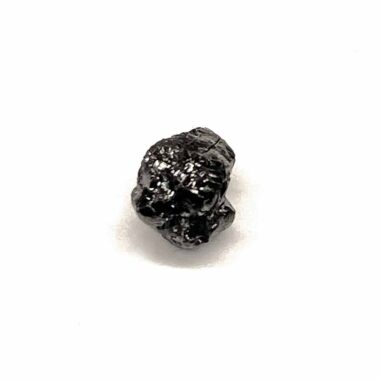 Diamant schwarz Ø ca. 6,1 mm Rohdiamant 0,80 Karat Brasilien Edelsteine Heilsteine bei Wunderstein24