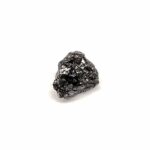 Diamant schwarz Ø ca. 7,2 mm Rohdiamant 0,75 Karat Brasilien Edelsteine Heilsteine bei Wunderstein24