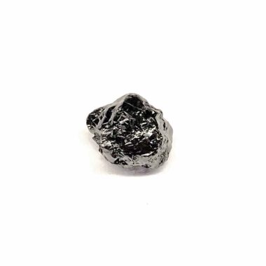 Diamant schwarz Ø ca. 6,4 mm Rohdiamant 0,85 Karat Brasilien Edelsteine Heilsteine bei Wunderstein24