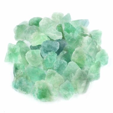 Fluorit Rohsteine grün Ø ca. 15 – 35 mm Edelsteine Heilsteine bei Wunderstein24