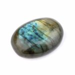 Labradorit Handschmeichler | Trommelstein Ø 48 mm in bester Farbe und Qualität Edelsteine Heilsteine bei Wunderstein24