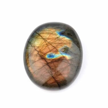 Labradorit Handschmeichler | Trommelstein Ø 48 mm in bester Farbe und Qualität Edelsteine Heilsteine bei Wunderstein24