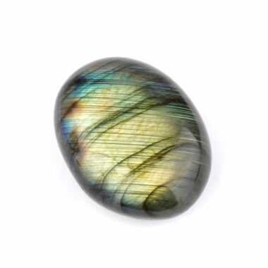 Labradorit Handschmeichler | Trommelstein Ø 49 mm in bester Farbe und Qualität Edelsteine Heilsteine bei Wunderstein24
