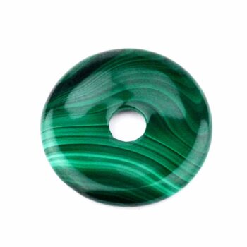 Malachit Donut Anhänger Ø 40 mm in bester Qualität Edelsteine Heilsteine bei Wunderstein24