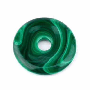 Malachit Donut Anhänger Ø 40 mm in bester Qualität Edelsteine Heilsteine bei Wunderstein24